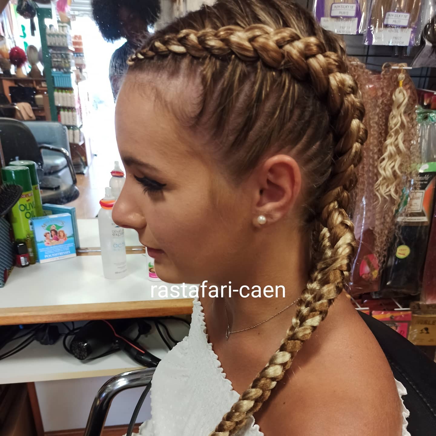 4 tresse africaine avec rajout